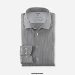 OLYMP oblačila 2DD6J921 luxor 24/seven modern fit, poslovna srajca, global kent, črna
