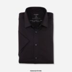 OLYMP oblačila 2DD6J92 št. six 24/seven super slim, poslovna srajca, urban kent, črna