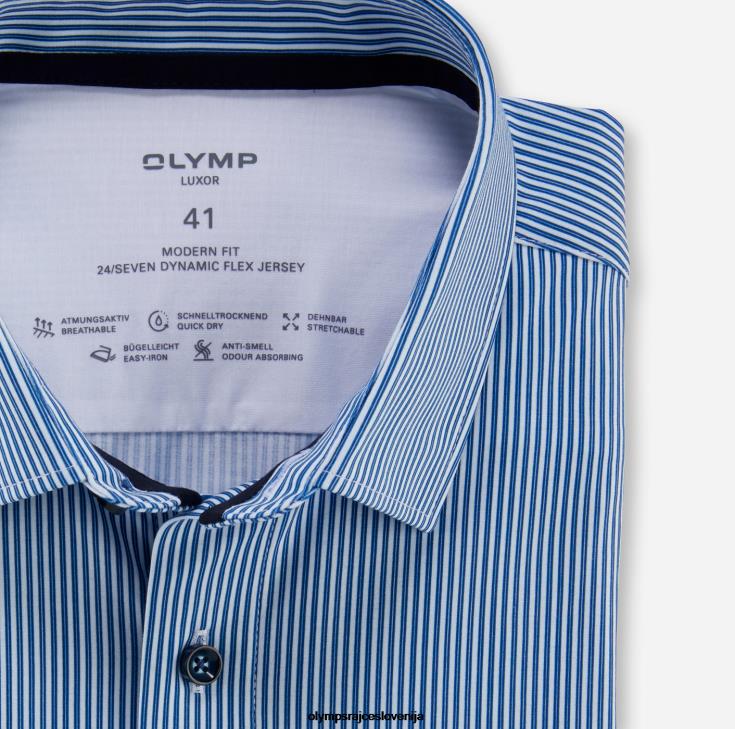 OLYMP oblačila 2DD6J938 luxor 24/seven modern fit, poslovna srajca, new kent, royal - Image 2