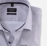 OLYMP oblačila 2DD6J93 št. six super slim, poslovna srajca, moderen kent, bela - Image 2