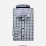 OLYMP oblačila 2DD6J995 luxor 24/seven modern fit, poslovna srajca, modern kent, limeta