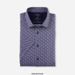OLYMP oblačila 2DD6J999 luxor 24/seven modern fit, poslovna srajca, modern kent, marine